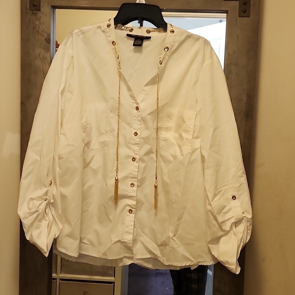 Ashley Stewart Chain Shirt